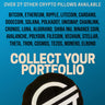 Stellar Lumens Pillow - Embroidered Round Stuffed Plush Crypto Pillow by BlockCraft.Shop XLM Plush Pillow
