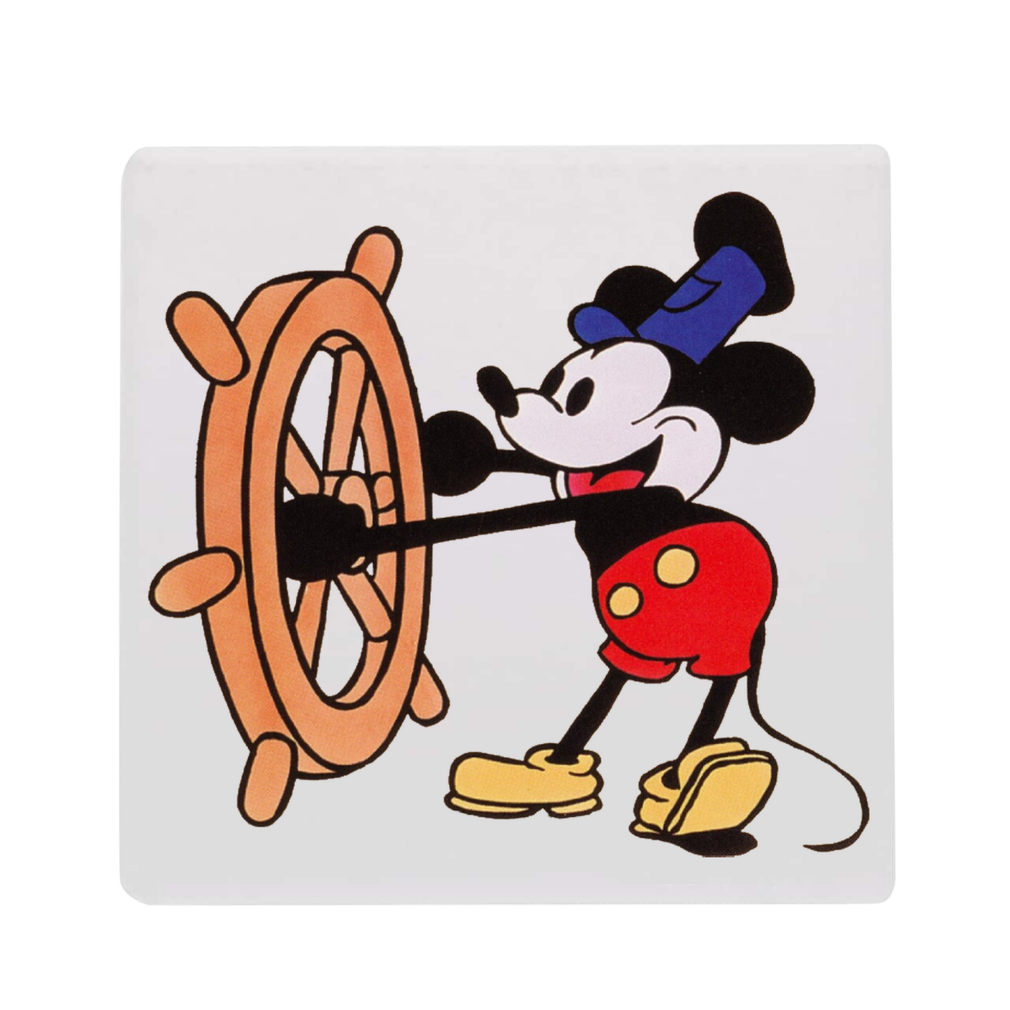 Steamboat Willie Coaster Colored