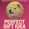 Dogecoin Pillows - Round Stuffed Plush Crypto Pillow by BlockCraft.Shop Doge Plush Pillow 32 cm