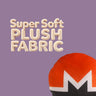 Monero Pillow - Round Stuffed Plush Crypto Pillow by BlockCraft.Shop XMR Plush Pillow