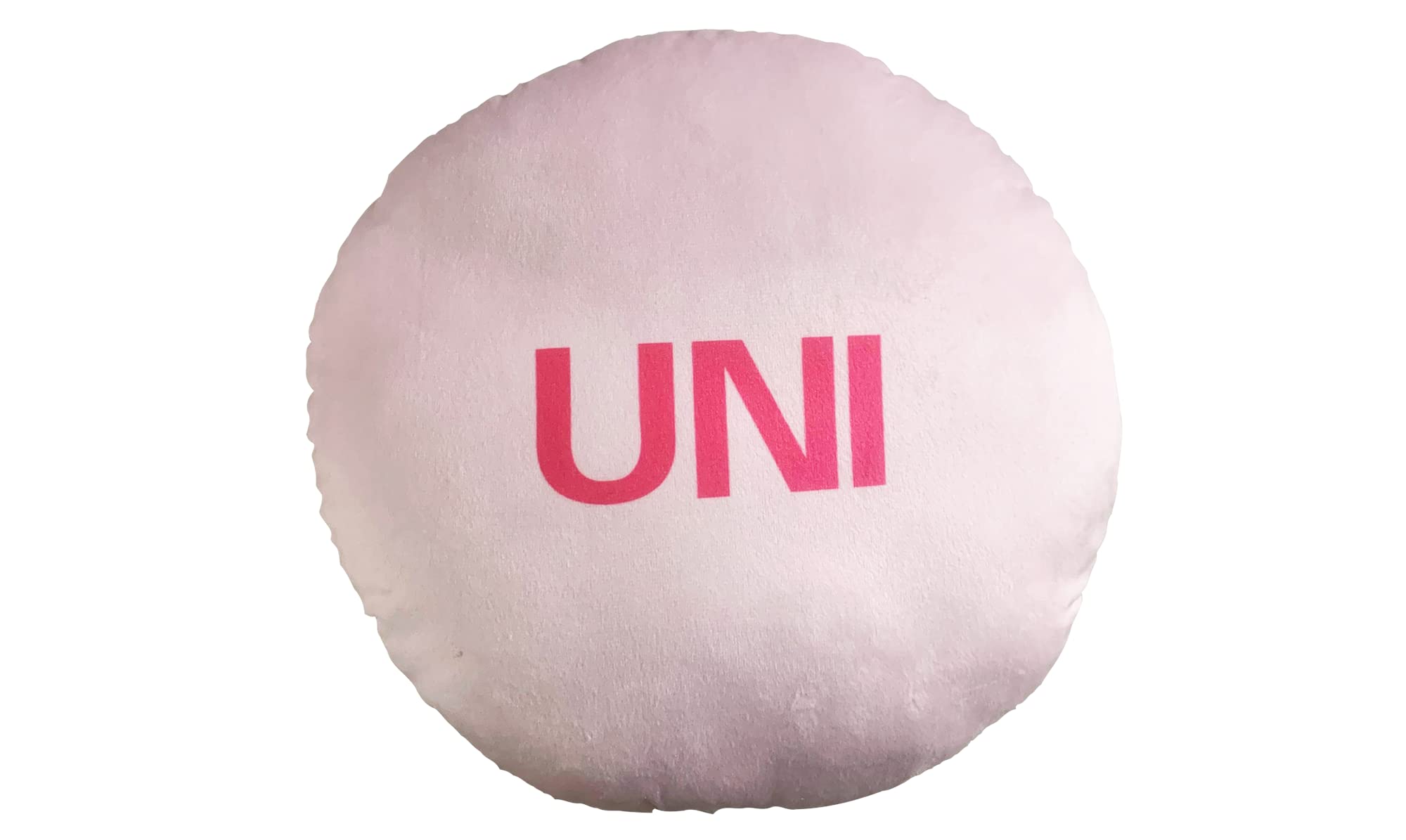 Uniswap Pillow - Round Stuffed Plush Crypto Pillow by BlockCraft.Shop UNI Plush Pillow