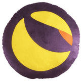 Terra Luna Pillow - Round Stuffed Plush Crypto Pillow by BlockCraft.Shop Luna Plush Pillow