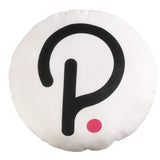 Polkadot Pillow - Round Stuffed Plush Crypto Pillow by BlockCraft.Shop DOT Plush Pillow