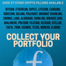 Filecoin Pillow - Embroidered Round Stuffed Plush Crypto Pillow by BlockCraft.Shop FIL Plush Pillow