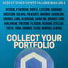 Chainlink Pillow - Embroidered Round Stuffed Plush Crypto Pillow by BlockCraft.Shop Link Plush Pillow