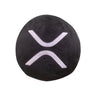 XRP Pillows - Embroidered Round Stuffed Plush Crypto Pillow by BlockCraft.Shop XRP Plush XRP Pillow