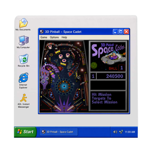 Windows XP Pinball