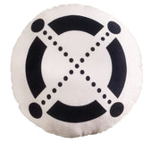 Elrond Pillow - Round Stuffed Plush Crypto Pillow by BlockCraft.Shop EGLD Plush Pillow