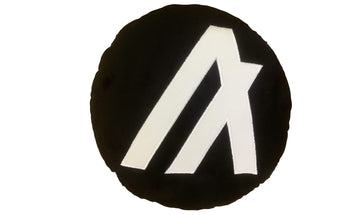 Algorand Pillow - Embroidered Round Stuffed Plush Crypto Pillow by BlockCraft.Shop ALGO Plush Pillow