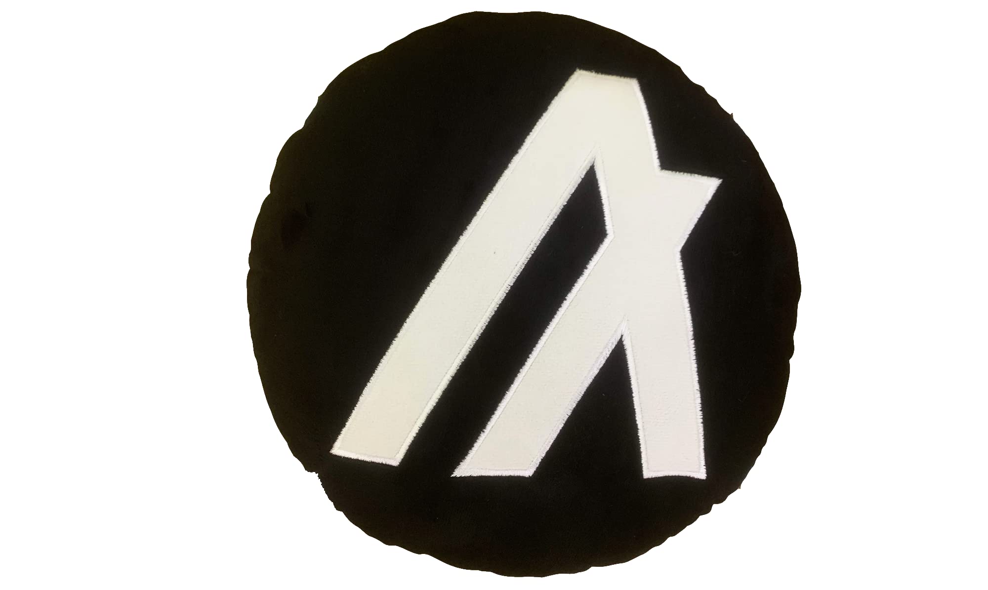 Algorand Pillow - Embroidered Round Stuffed Plush Crypto Pillow by BlockCraft.Shop ALGO Plush Pillow