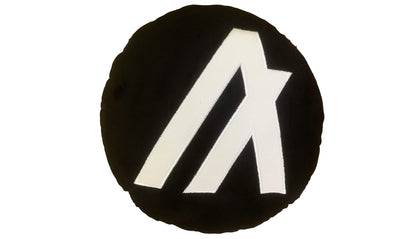 Algorand Pillow - Embroidered Round Stuffed Plush Crypto Pillow by BlockCraft.Shop ALGO Plush Pillow