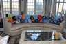 Ethereum Pillows - Embroidered Round Stuffed Plush Crypto Pillow ETH