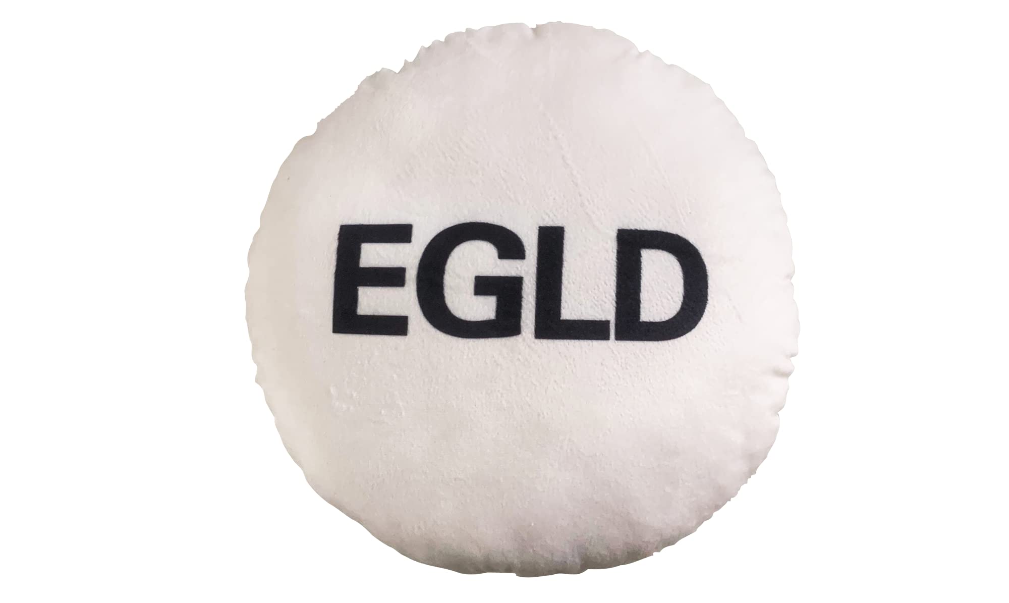 Elrond Pillow - Round Stuffed Plush Crypto Pillow by BlockCraft.Shop EGLD Plush Pillow