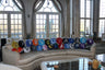 Elrond Pillow - Round Stuffed Plush Crypto Pillow by BlockCraft.Shop EGLD Plush Pillow