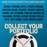 Elrond Pillow - Round Stuffed Plush Crypto Pillow by BlockCraft.Shop EGLD Plush Pillow