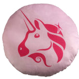 Uniswap Pillow - Round Stuffed Plush Crypto Pillow by BlockCraft.Shop UNI Plush Pillow