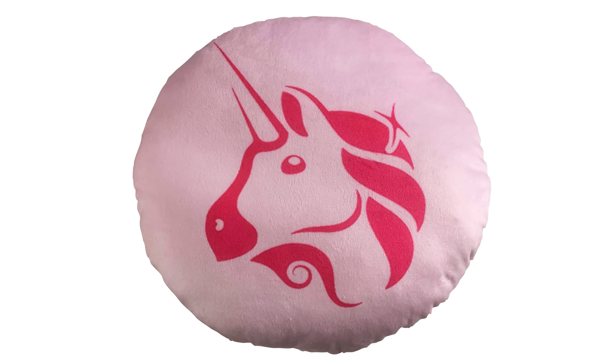Uniswap Pillow - Round Stuffed Plush Crypto Pillow by BlockCraft.Shop UNI Plush Pillow