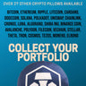Crypto.com Cronos Pillow - Round Stuffed Plush Crypto Pillow by BlockCraft.Shop Cronos CRO Plush Pillow (Updated