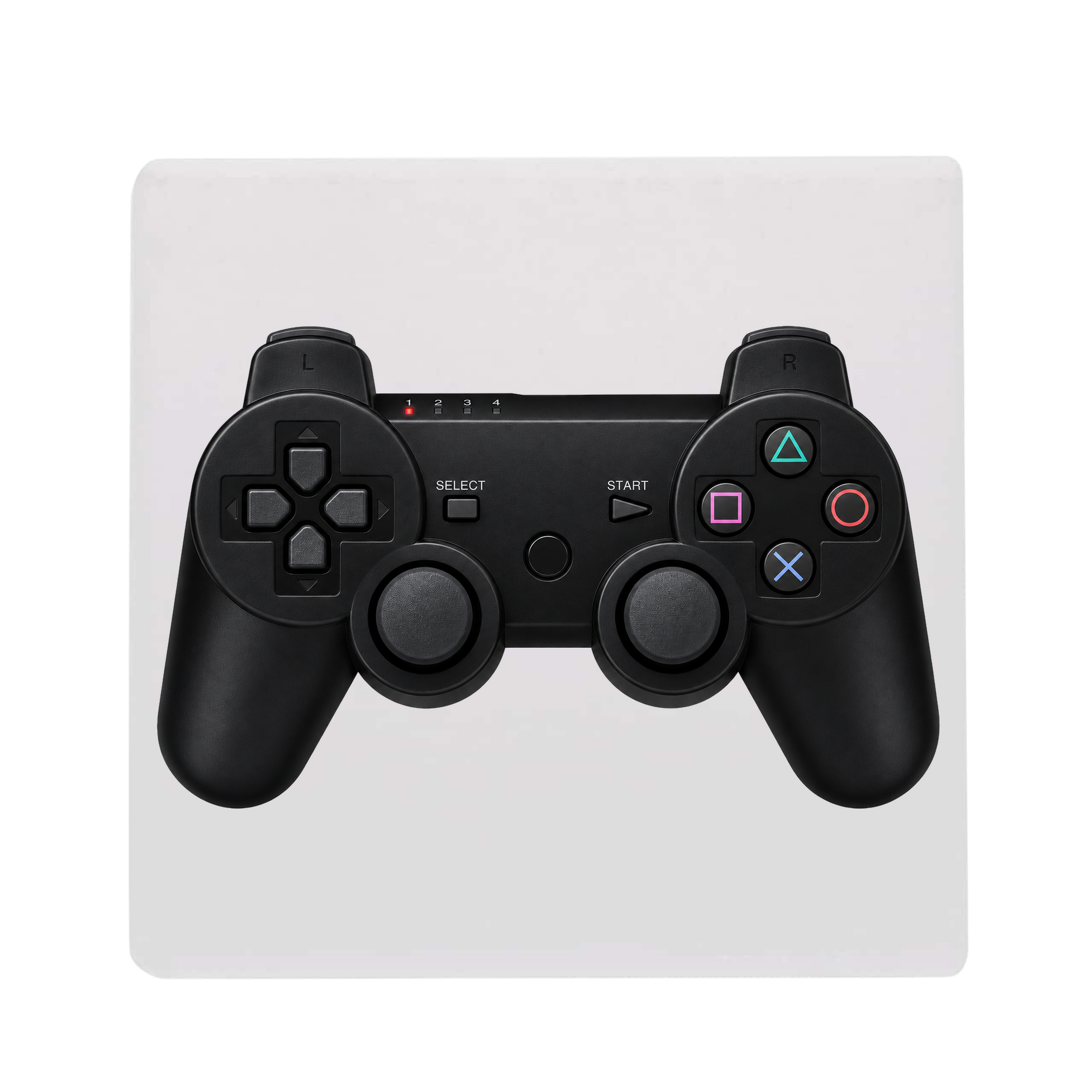 Retro PS3 Black Controller Wireless